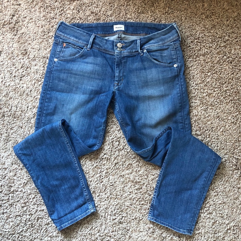 Hudson Collin Flap Skinny Ankle Jeans - size 30